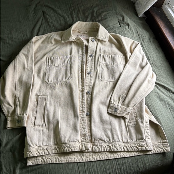 Free People Jackets & Blazers - Free People Oversized Denim Jacket